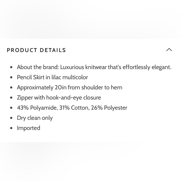 St. John Collection NWT Metallic Bouclé Knit Pencil Skirt - Picture 4 of 4